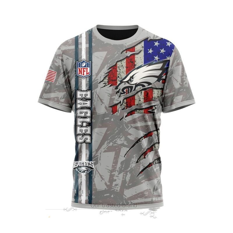PHILADELPHIA EAGLES 3D HOODIE SKULL0802