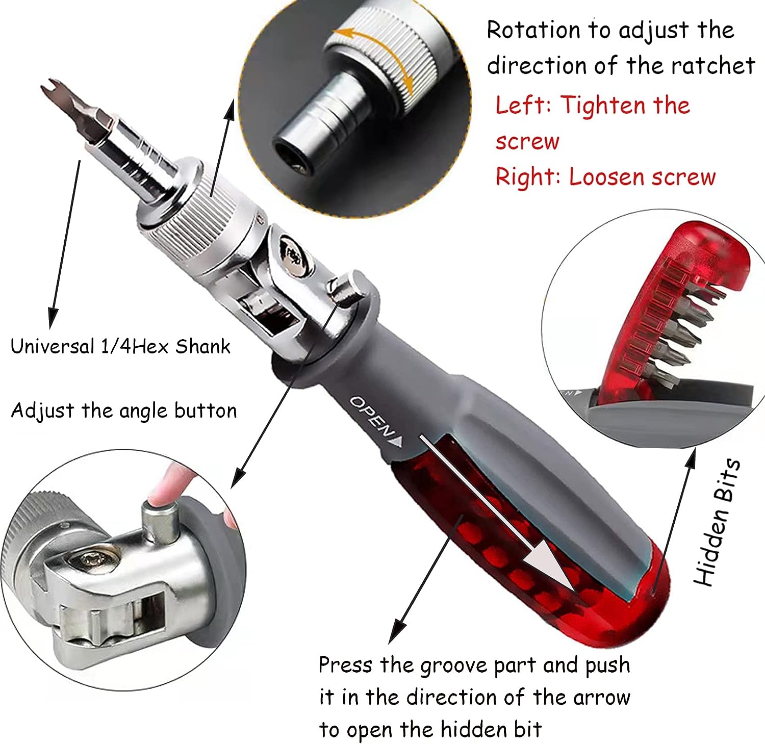 🔥Last Day-[SAVE 50% OFF]-🔩Multifunctional 14 in 1 Ratchet Screwdriver Set-BUY 2 GET 10% OFF & FREE SHIPPING