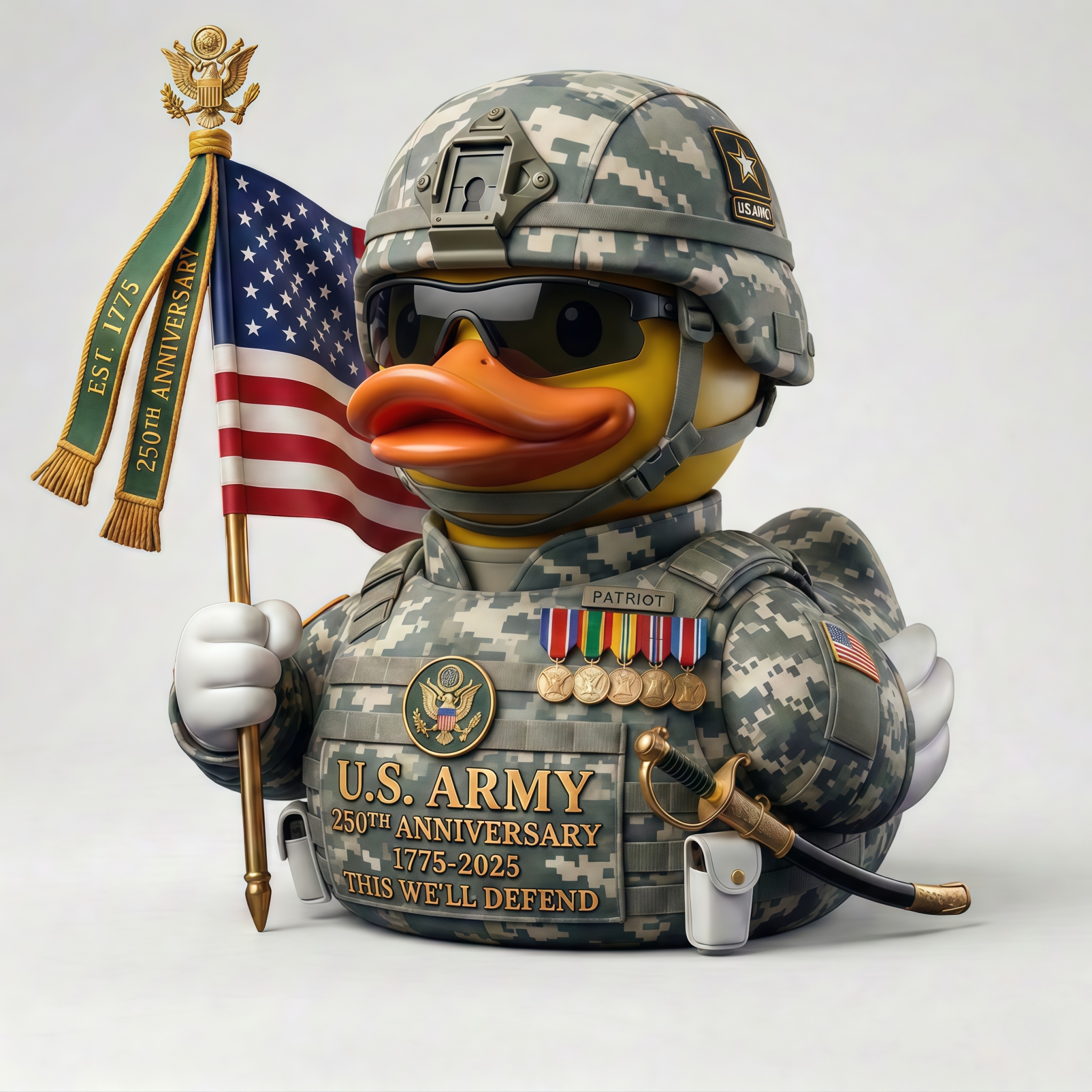 U.S. Army 250th Anniversary Duck
