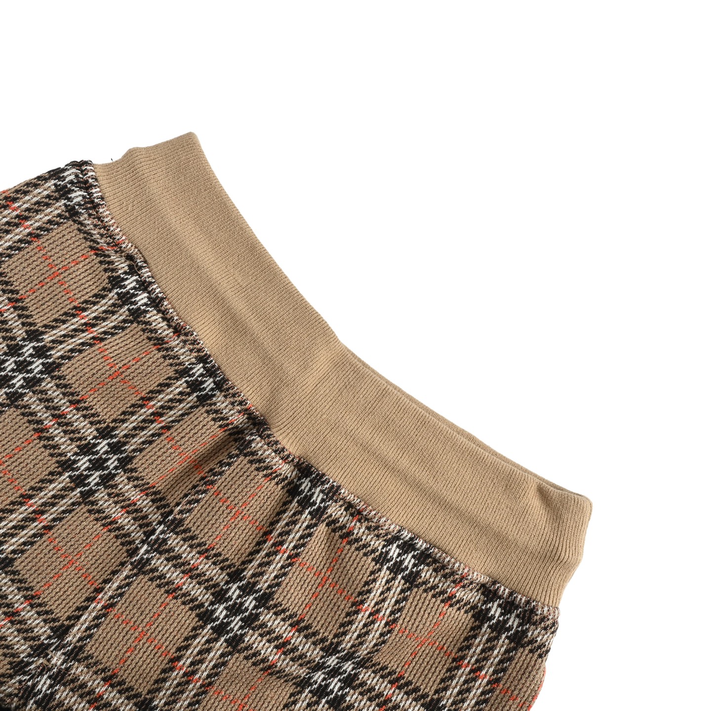 Burberry 25ss yellow check blend shorts