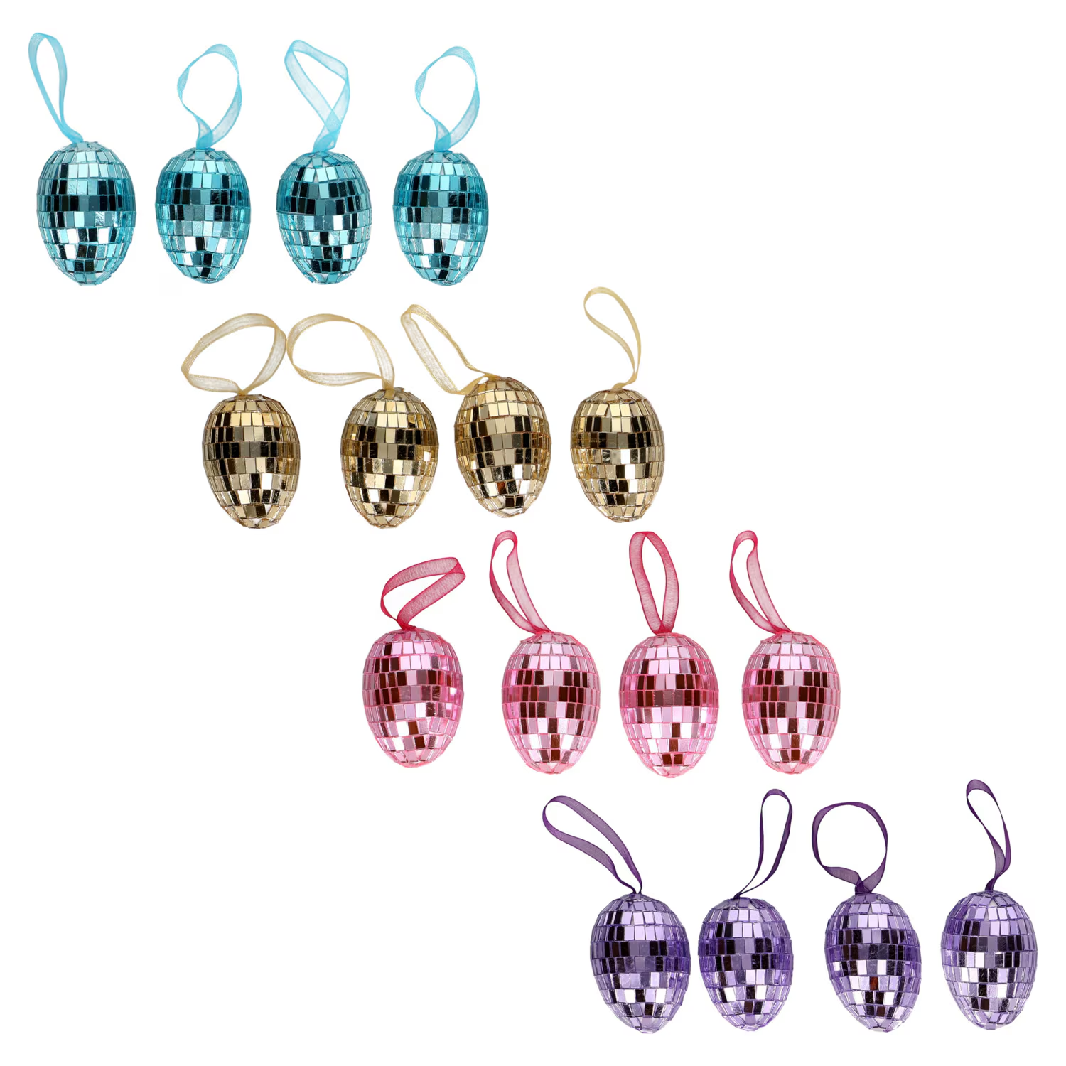 🎁💖Early Easter Sale- 50%OFF🎁🥚Mirrored Disco Easter Eggs,Fillable Easter Eggs-4PCS /Packages