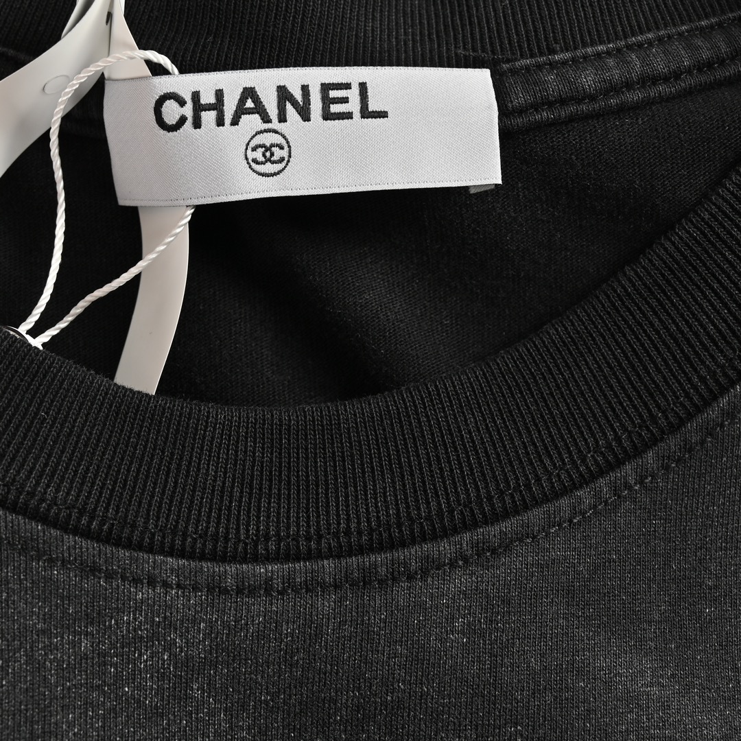 Chanel Washed Double C Short Sleeve
