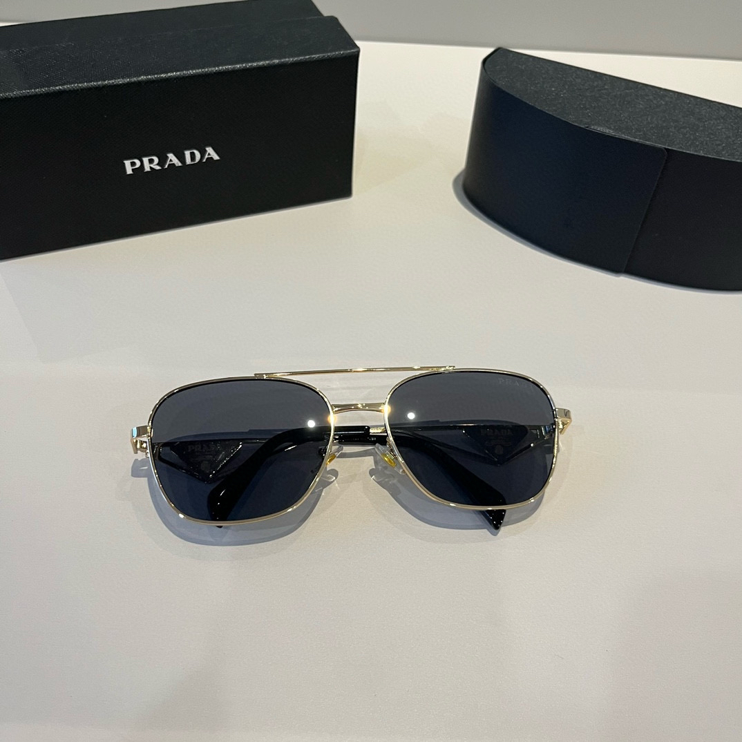 Prada round frame sunglasses