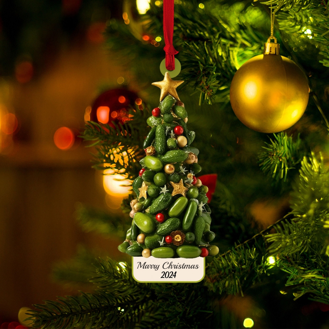 🥒Pickle Tree Christmas Ornament