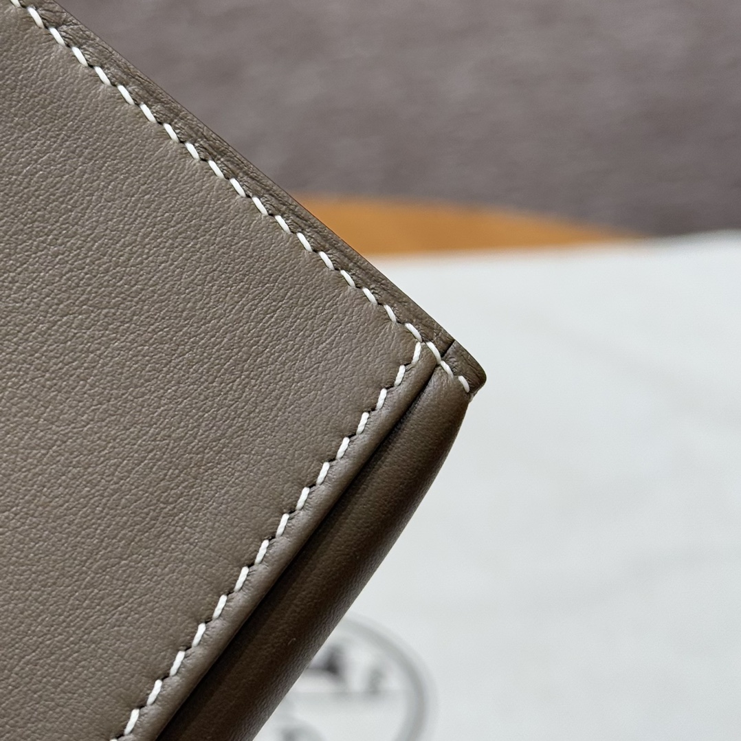 Hermès Kelly Pochette1 18Etoupe Handbag (Handmade to order)
