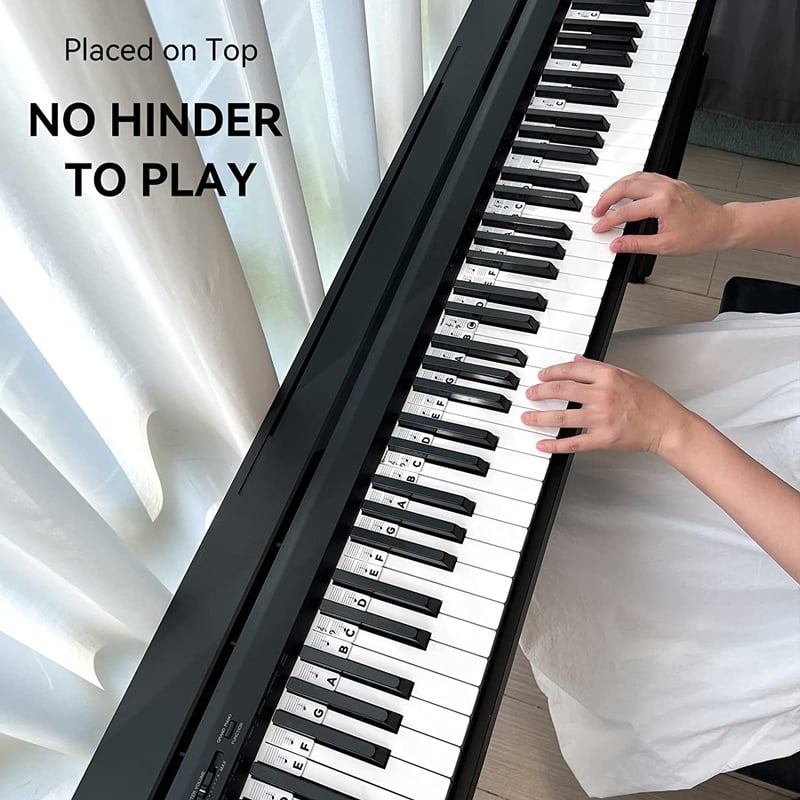 🎄CHRISTMAS HOT SALE-50% OFF-Removable Piano Keyboard Note Labels-BUY 2 GET 10% OFF NOW