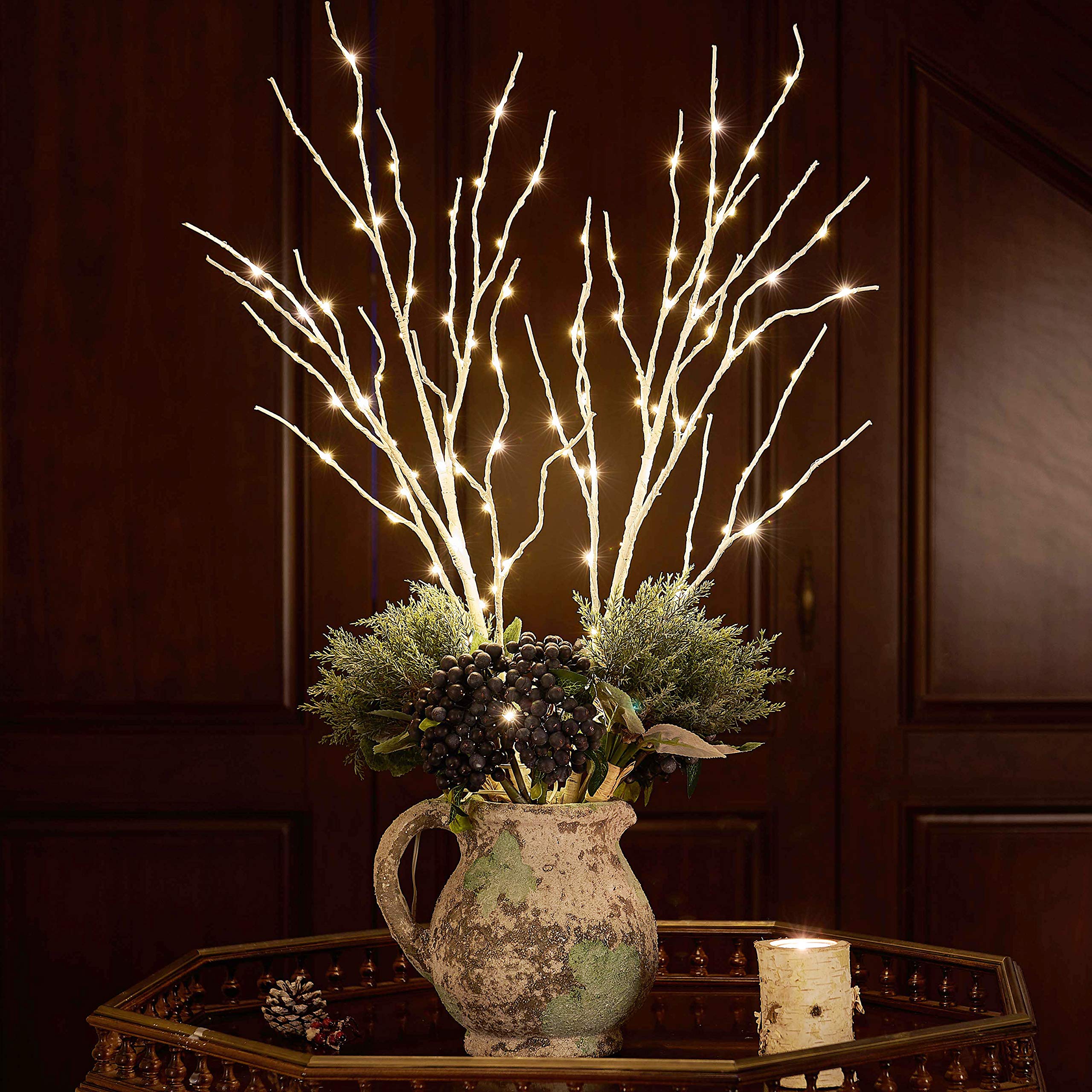🔥Super Sale - 49% OFF🔥100 LED Lighted Branches with Timer
