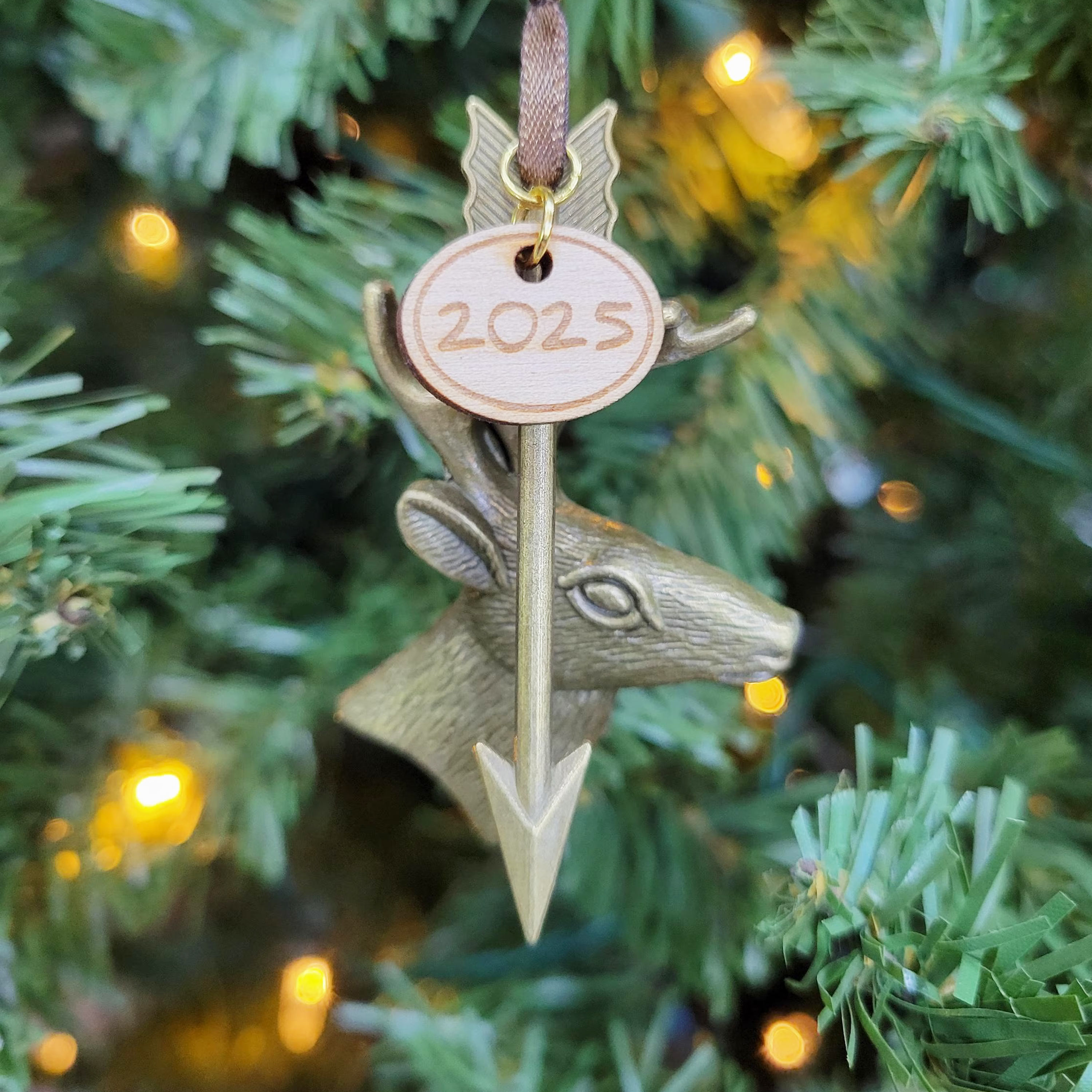The Antler Arrow Christmas ornaments