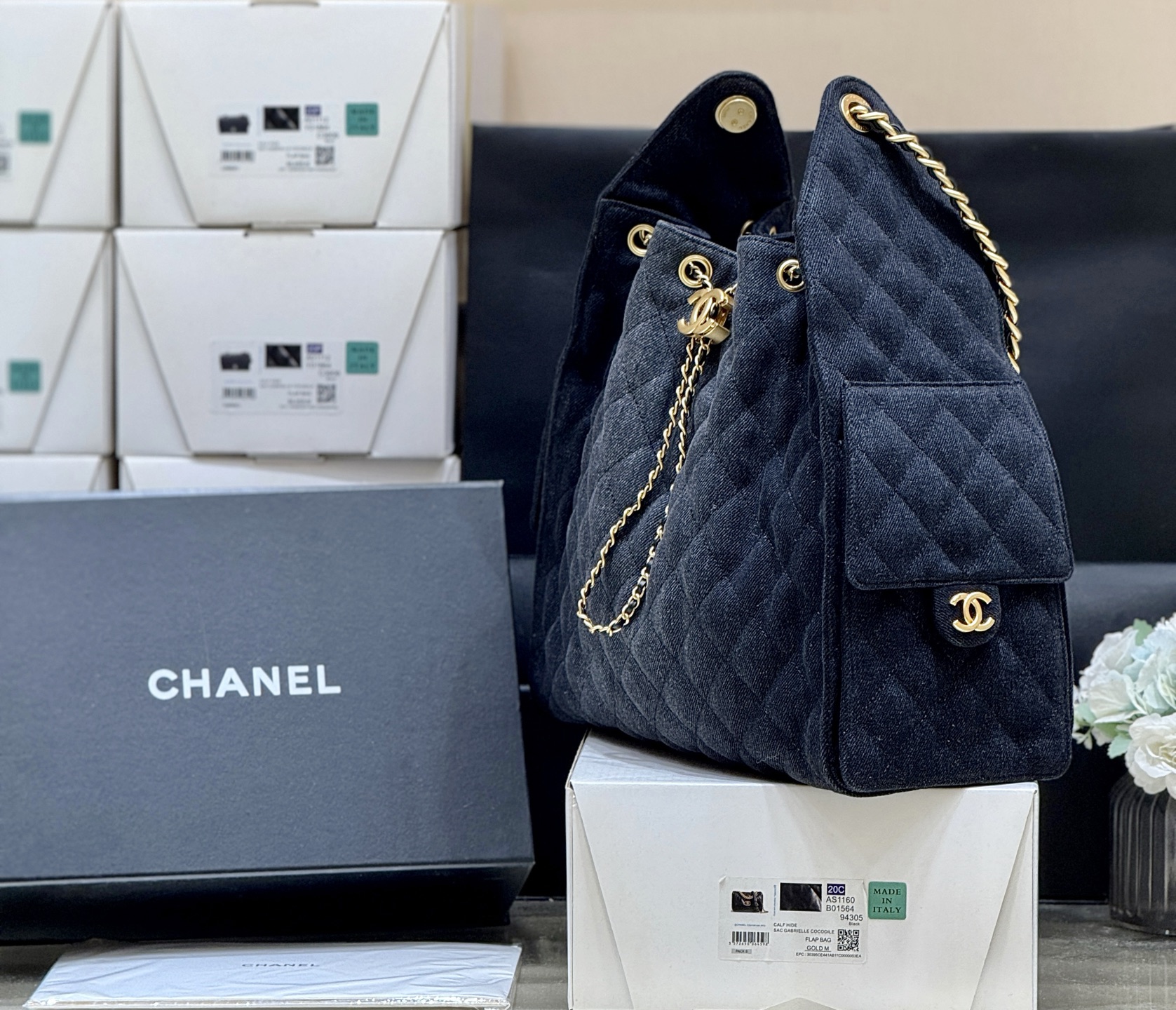 Chanel 25S Spring/Summer Collection Large Denim Handbag AS5311 00158