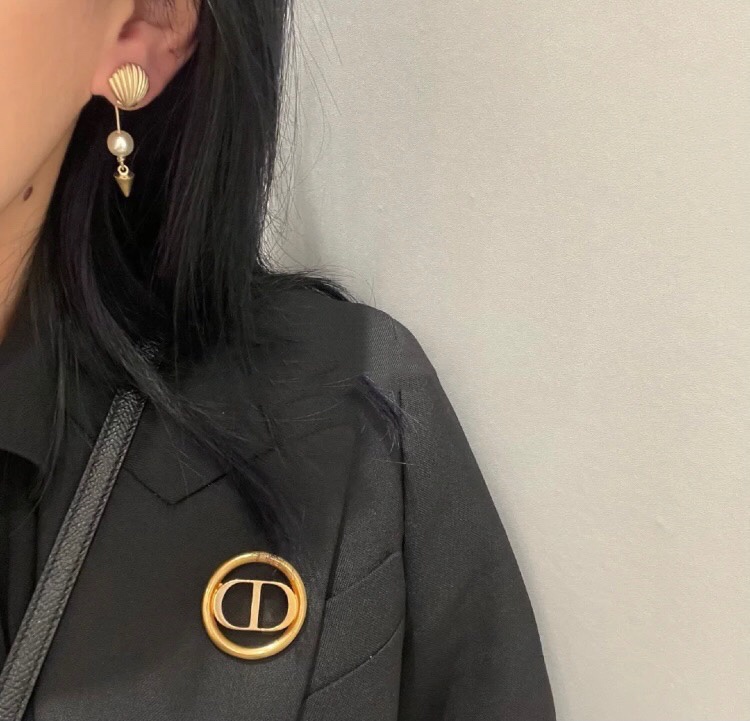 Dior Shell Earrings