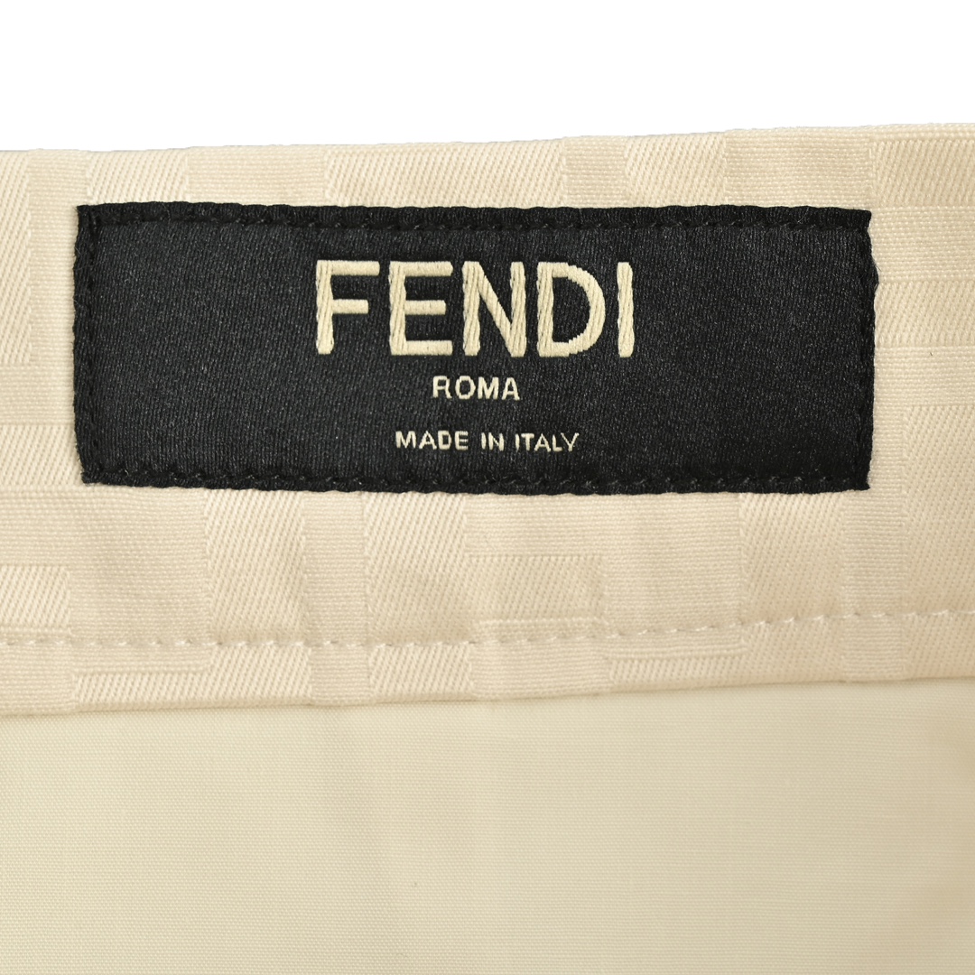 Fendi all over printed FF cotton shorts