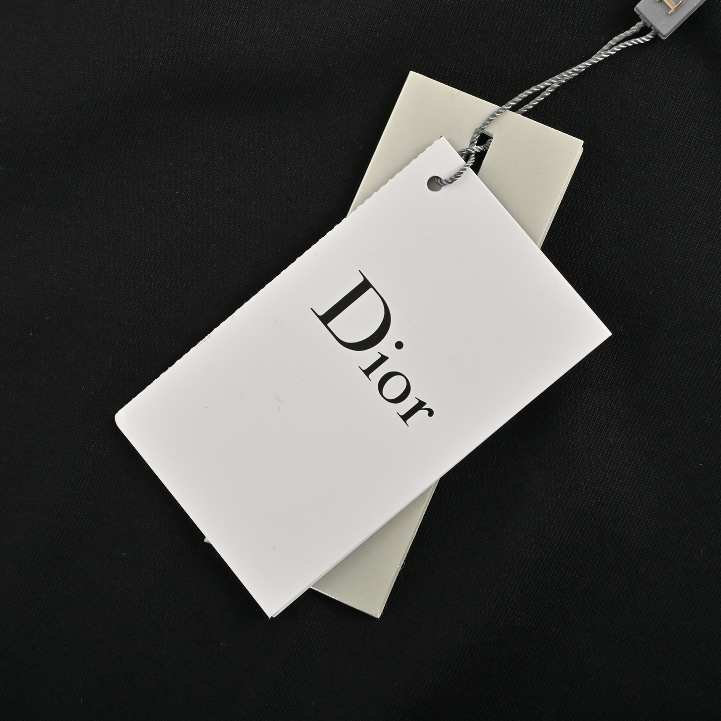 Dior 25ss short sleeves with four-color letter embroidery on the chest