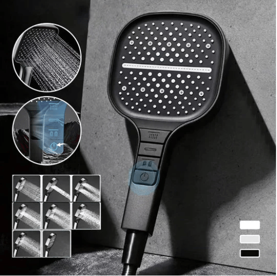 (🔥48% OFF)8-speed Oversized Panel Pressurized Shower Head