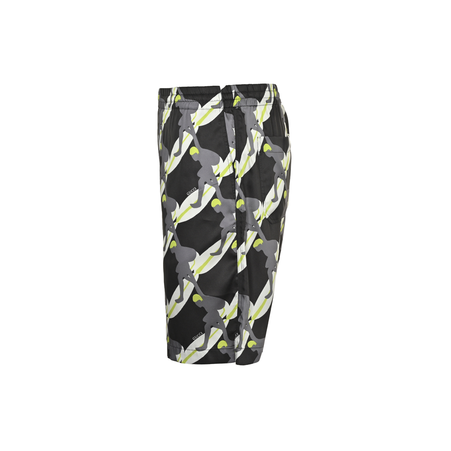 Gucci 25ss surf silk shorts set