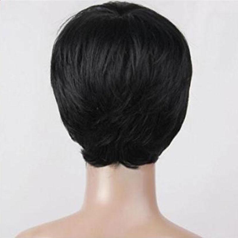 Luna 102 Pixie Layered Short Straight Hair Wig for Black Women