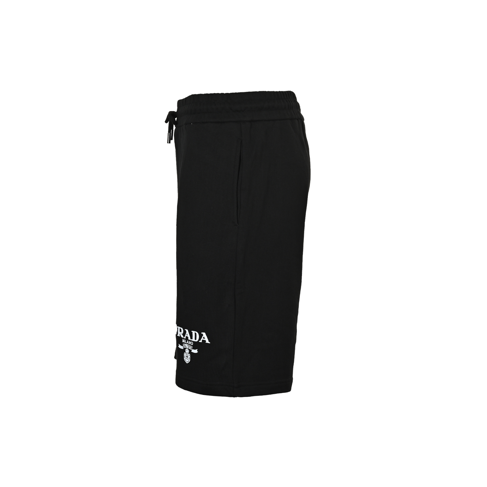 Prada Logo Embroidered Back Pocket Metal Triangle Shorts
