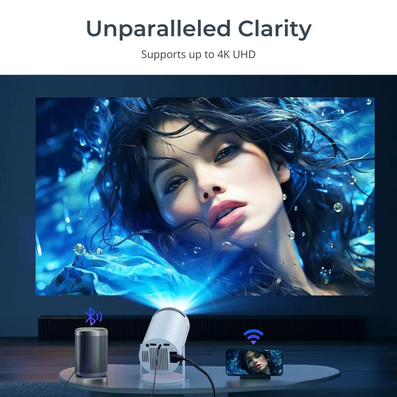 Today's special offer🔥Portable Smart Projector – 4K Home Cinema & Outdoor Projector