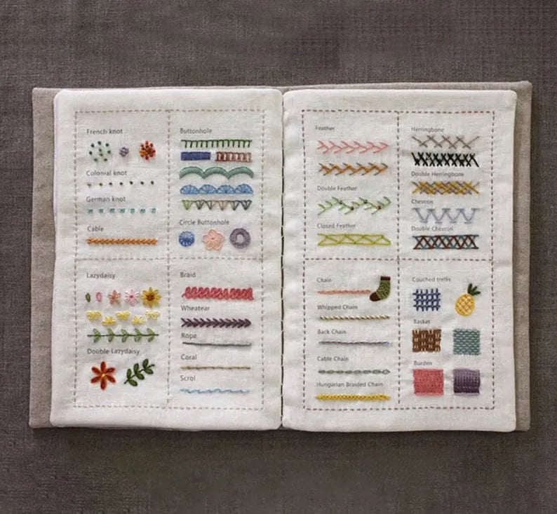🔥Last Day 70% OFF - Stitch Book - B 🌼Video Version🌼(106 different stitches)