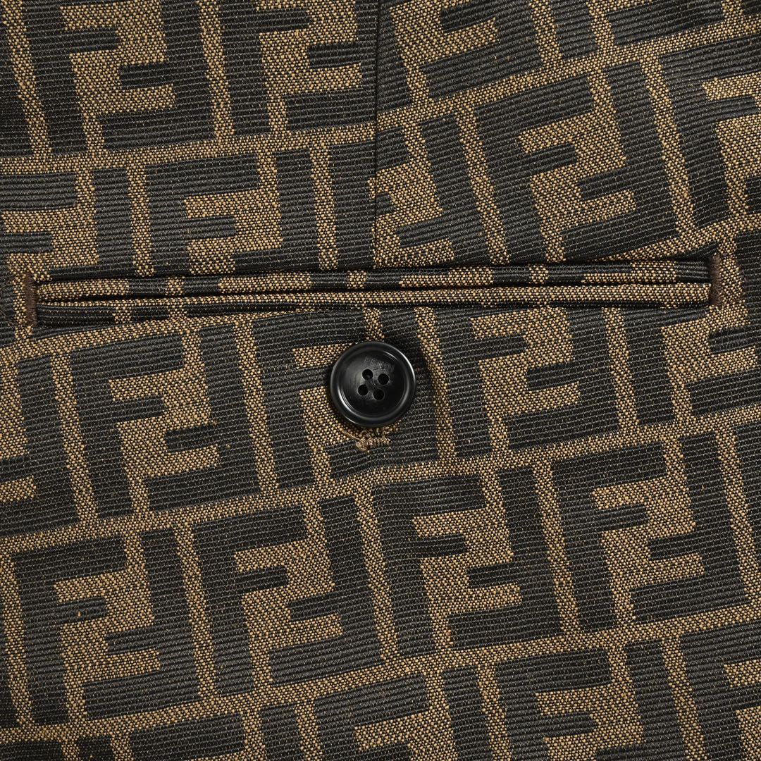 Fendi 24ss FF monogram full print jacquard shorts