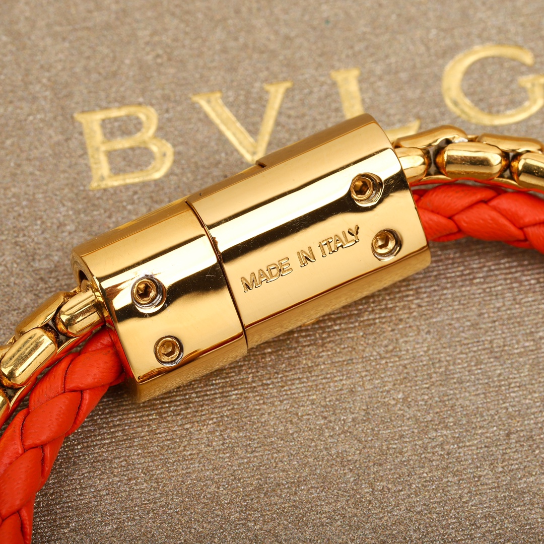 Bulgari snake head double bracelet
