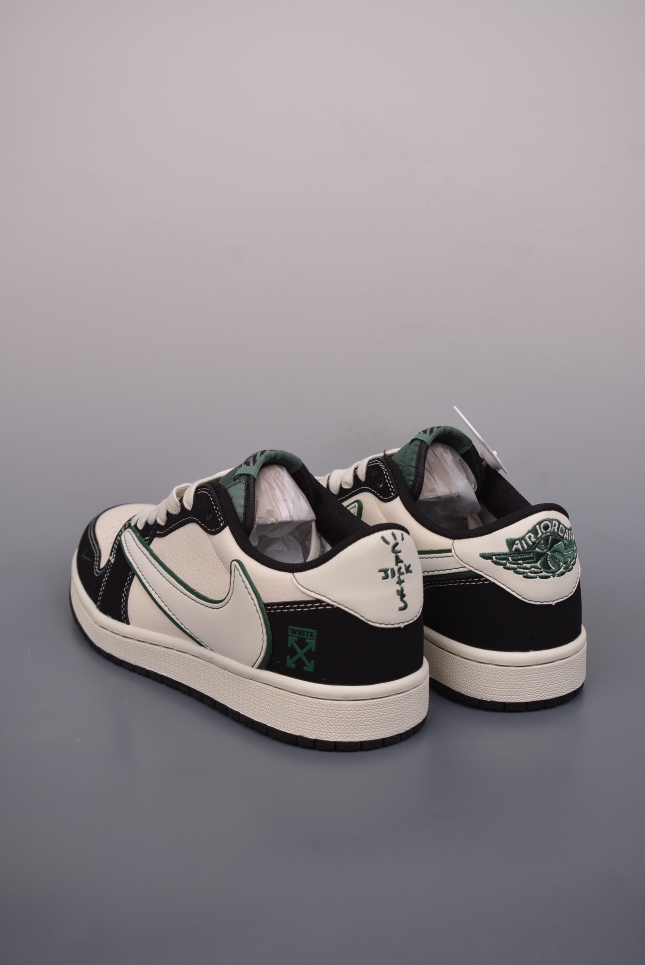 Travis Scott x Off-White x Nike Air Jordan 1 Low OG SP Off-White Green SJ2068-114
