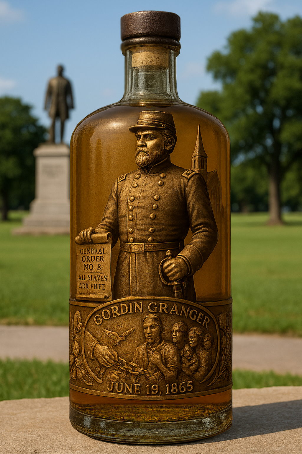 Limited edition commemorative wine bottle for the June Festival