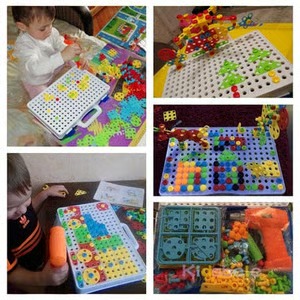 💝 Children's Educational Toy💝Creative Mosaic Drill Set