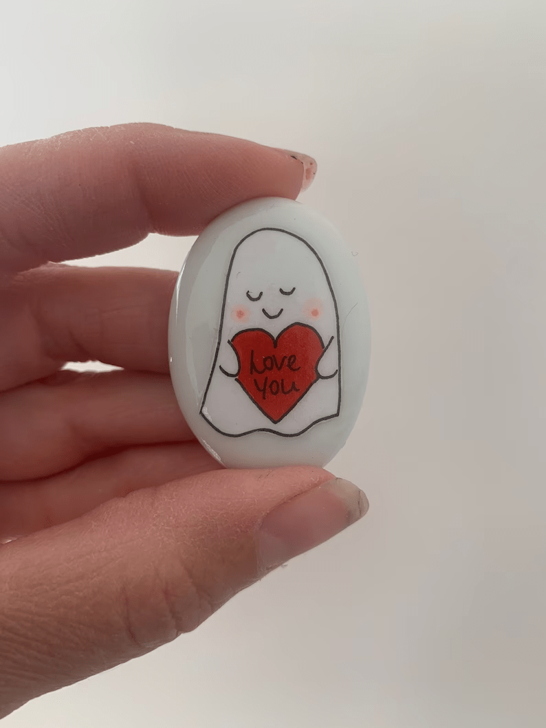 Positive affirmations, comfort stone