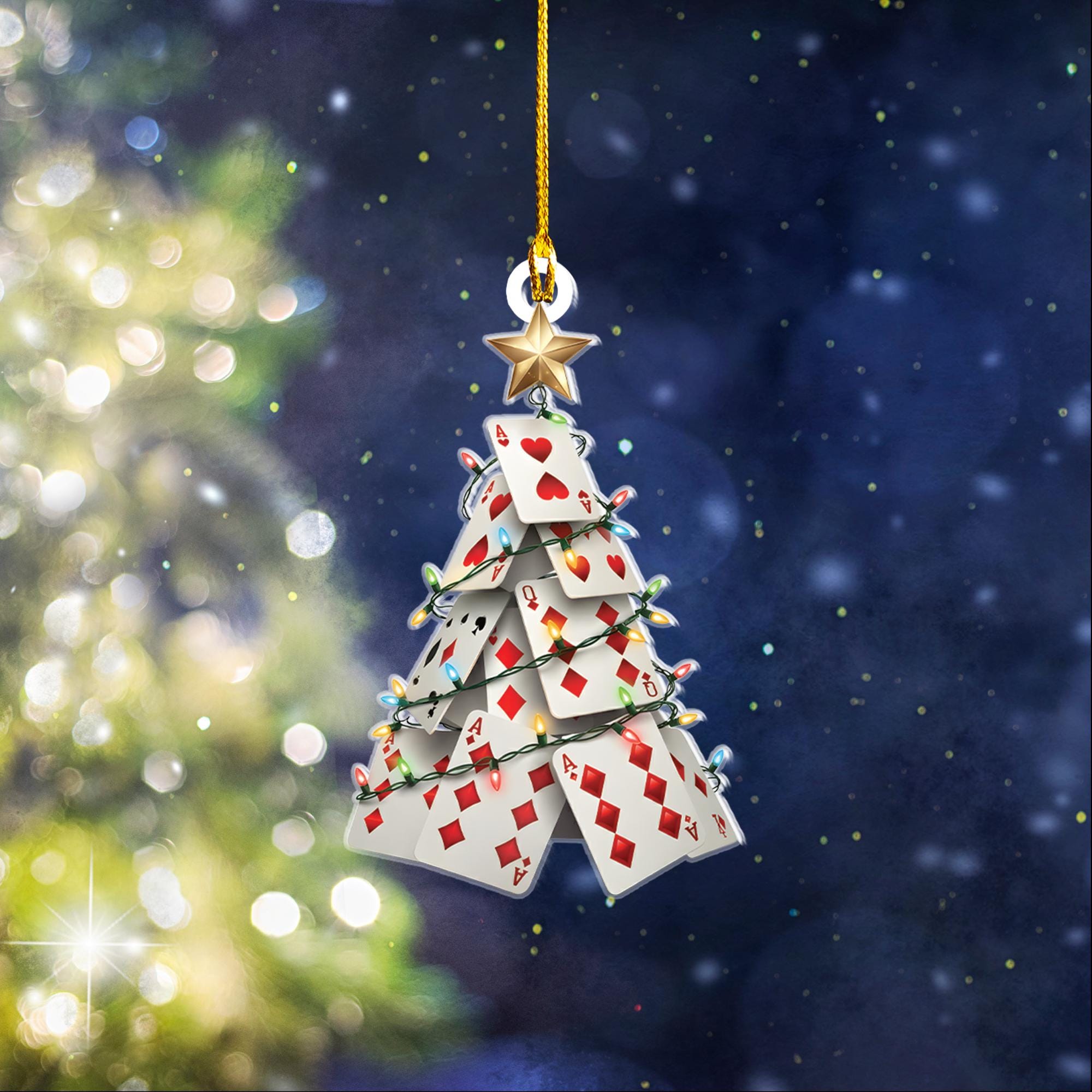 🃏🎄Christmas Gamecards Ornament