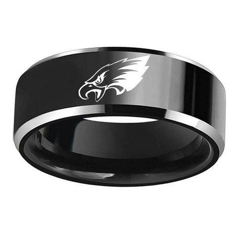 LIMITED EDITION PHILADELPHIA EAGLES TITANIUM STEEL RING