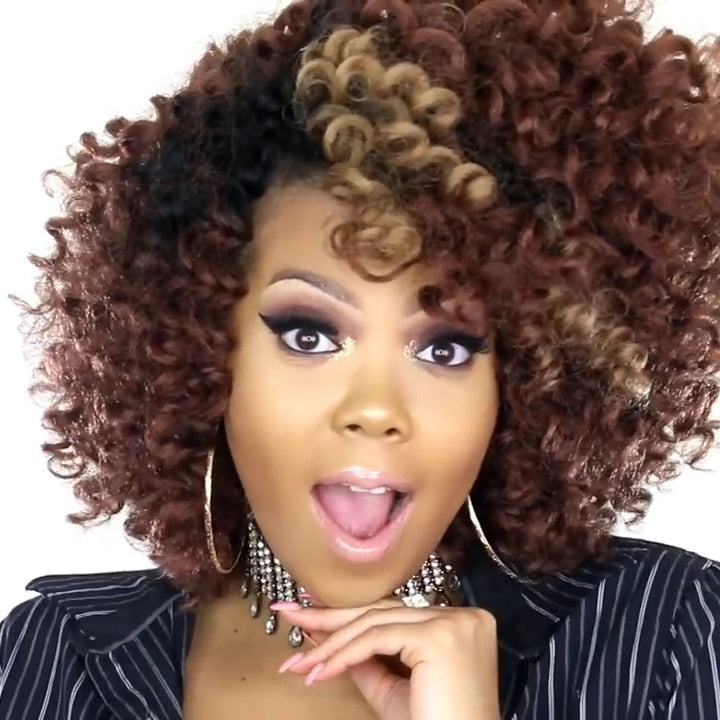 Super Cute Afro Kinky Ombre Wigs