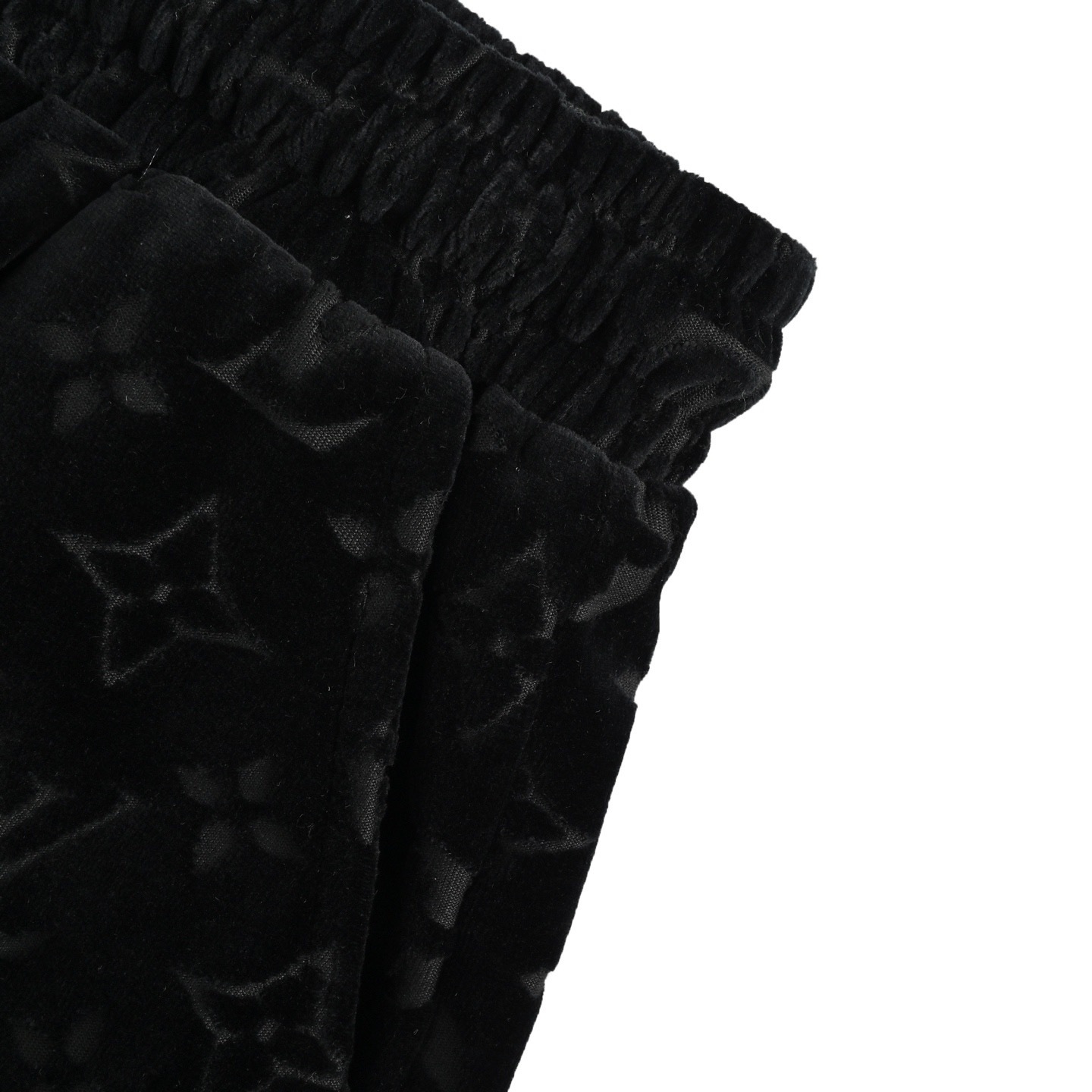 Louis Vuitton 25ss Terry Flocked Monochrome Jacquard Shorts