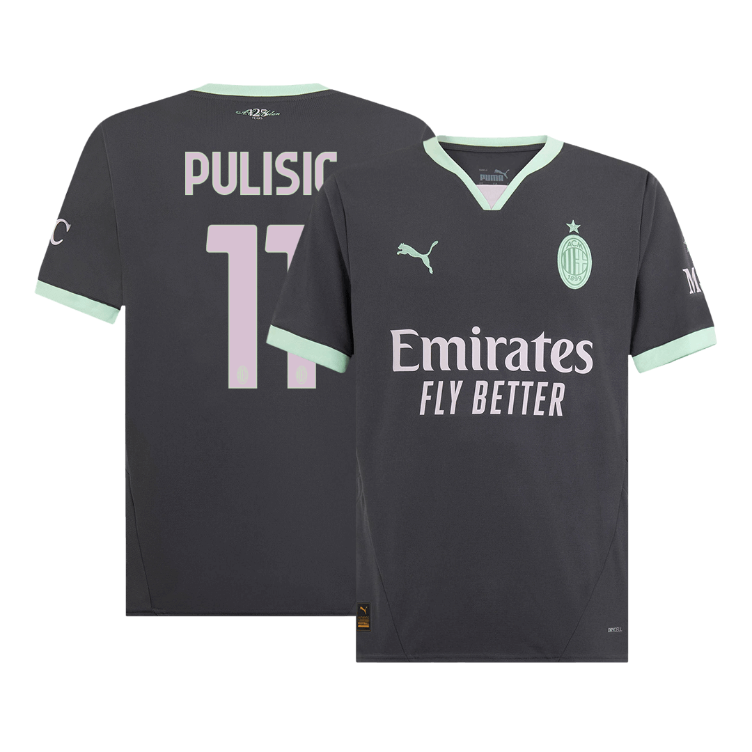 PULISIC #11 AC Milan Third Away Custom Football Shirt 2024/25