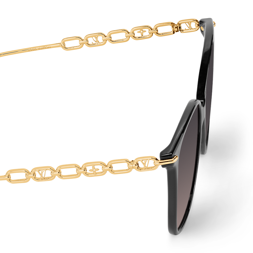 Louis Vuitton MY LV CHAIN ​​TWO CLASSIQUE SQUARE Sunglasses Z1911U
