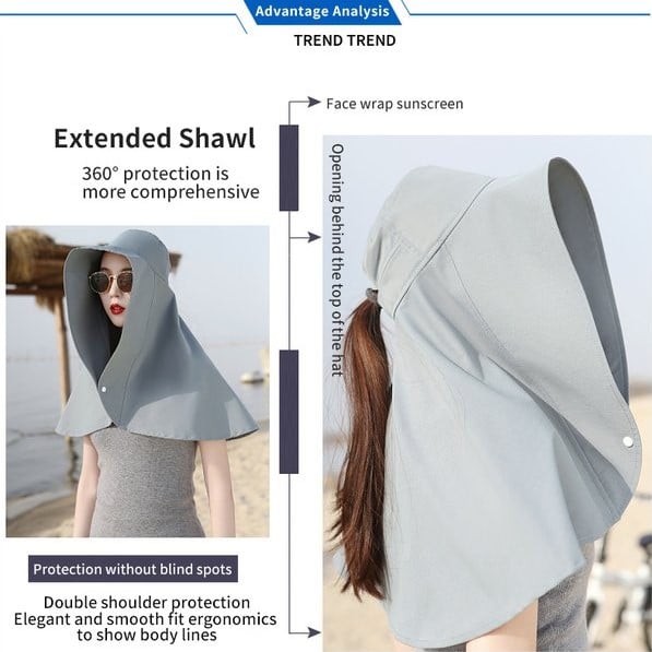 🔥2022 Summer Hot Sale🔥-Fashion Ladies UV Protection Bucket Hat