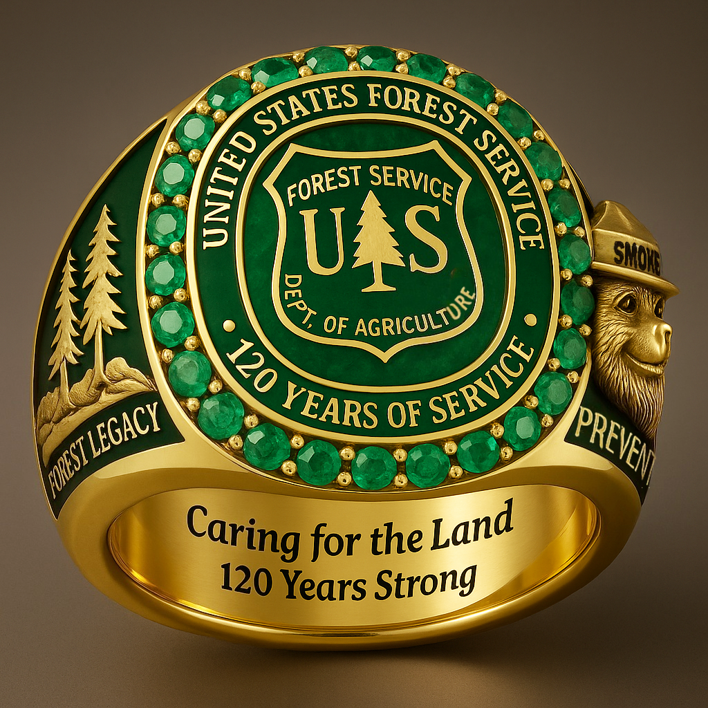 U.S. Forest Service 120th Anniversary Commemorative Ring