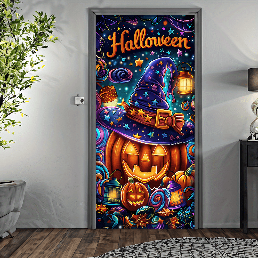 Spooky Nights Halloween Door Tapestry