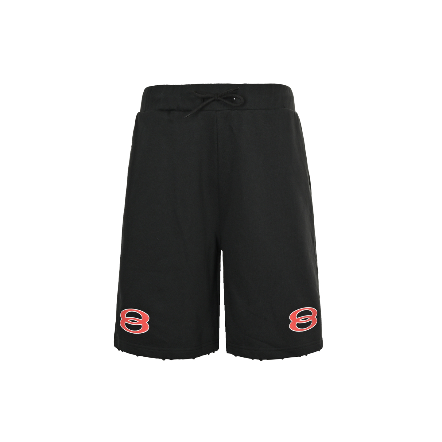 Balenciaga 25ss double ring logo print shorts