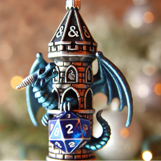 🐉D&D Dragon Christmas Ornament