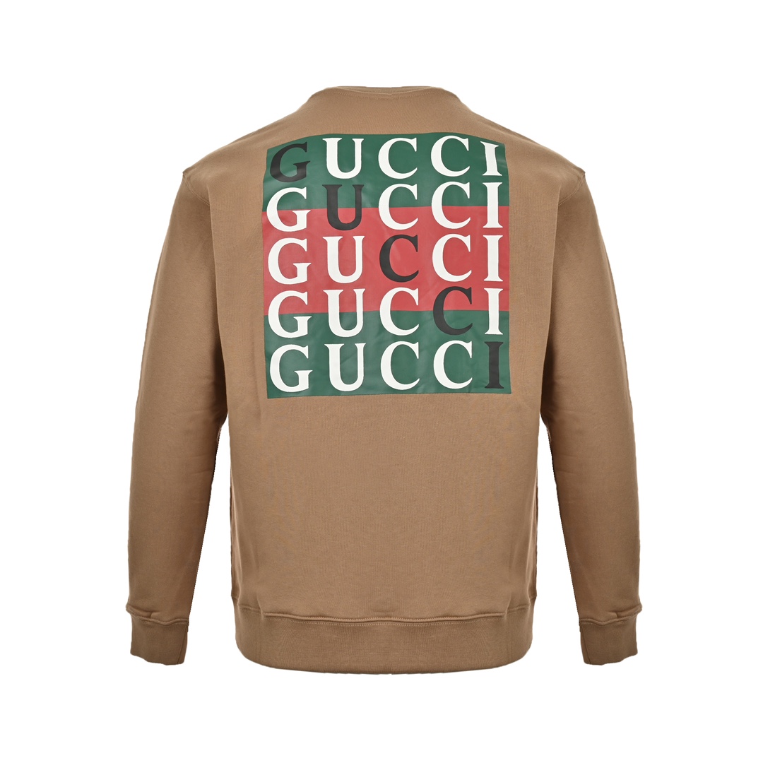 Gucci 24Fw multicolor combination print crewneck sweatshirt