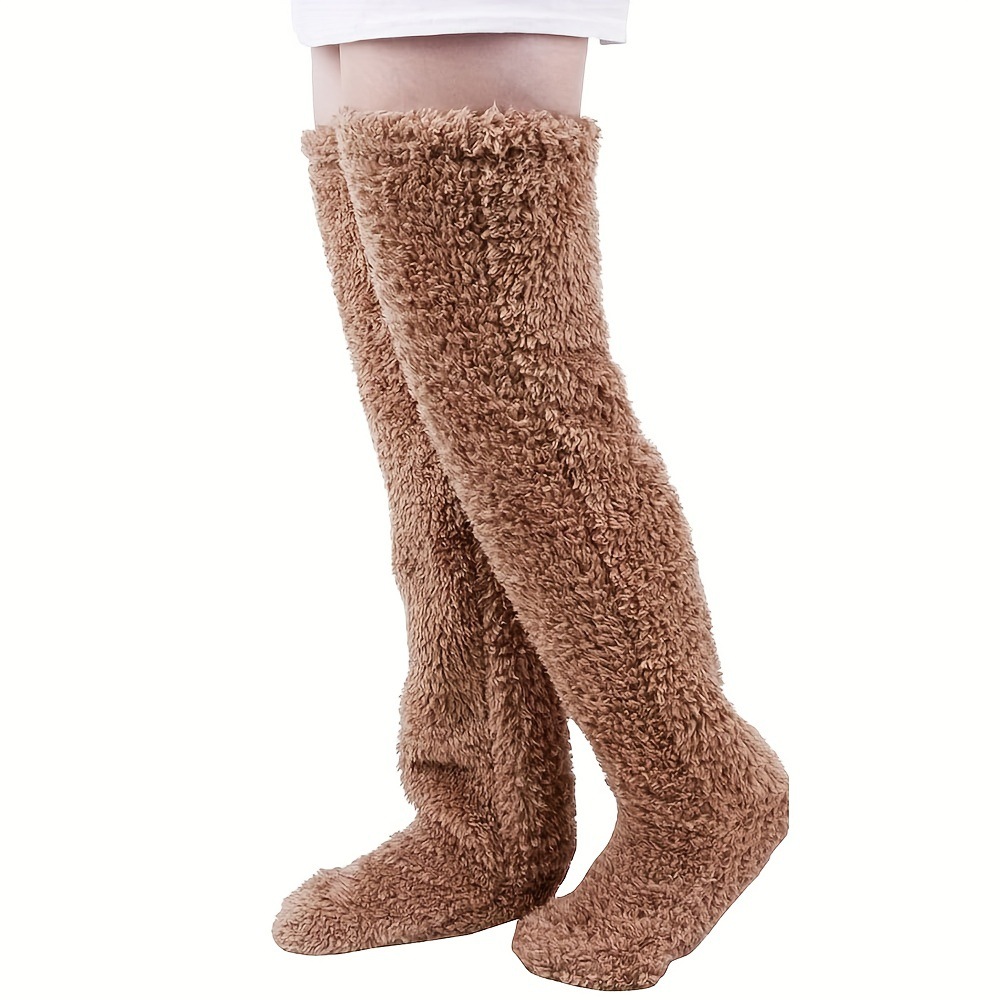 🎄WINTER ON SALE🎄Knee-high thickened warm plush floor socks
