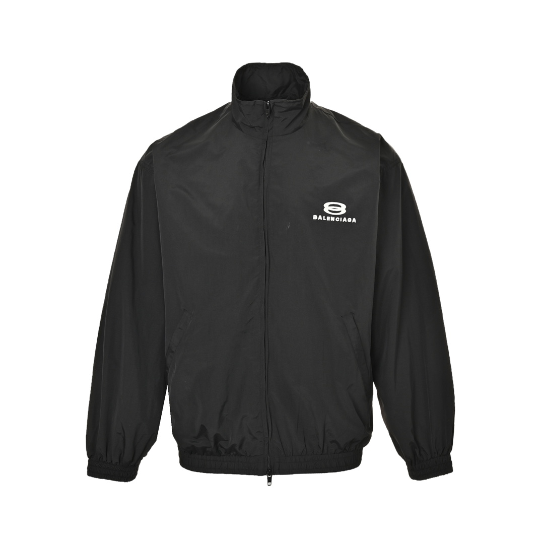Balenciaga 24Fw double ring letter embroidered jacket