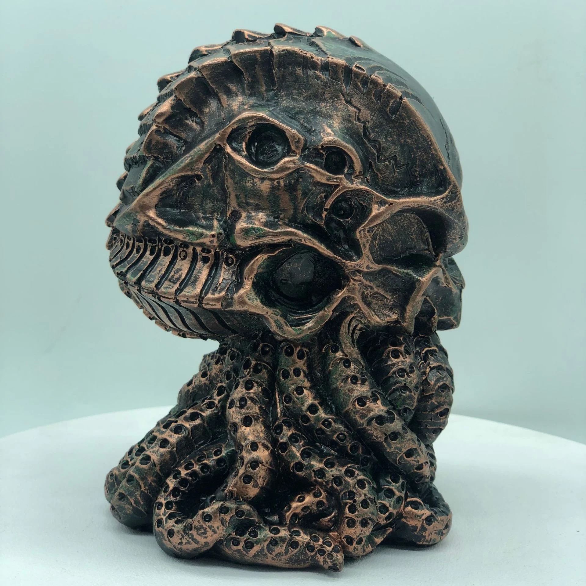 🐙Skull Statu💀 Myths Legends Sea God Collectible Figurine