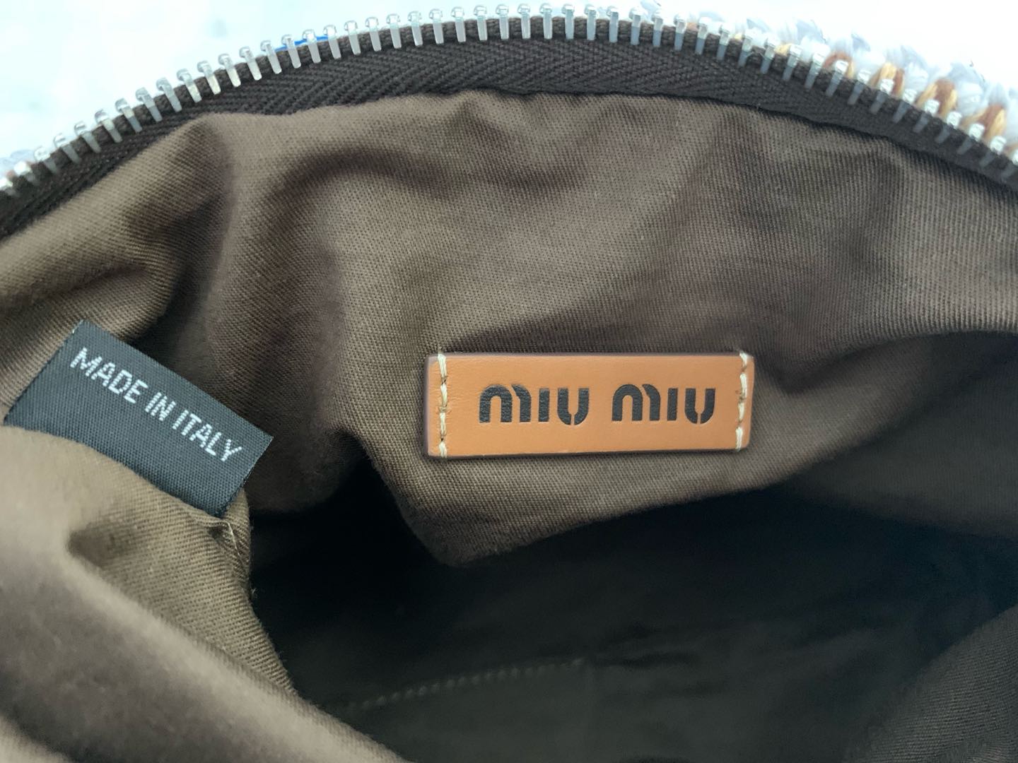 Miu Miu Rainbow Woven Bag 5NE841