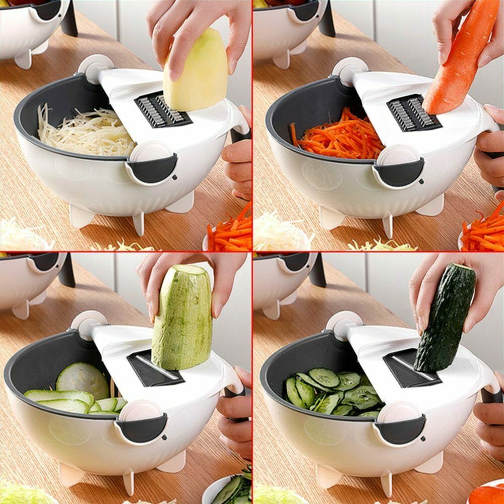 🔥HOT SALE🔥Multifunctional Vegetable Cutter With Drain Basket
