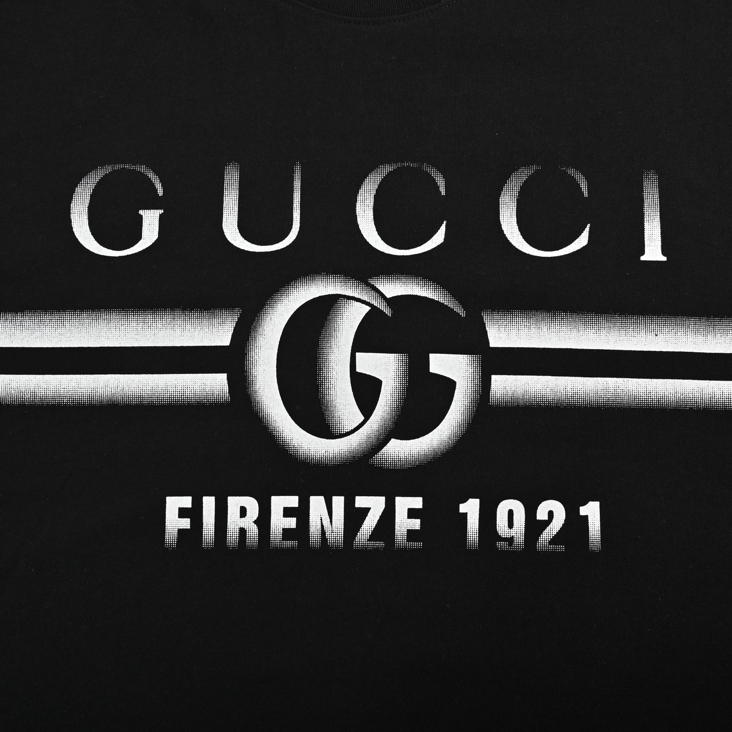 Gucci 24ss gradient belt print short sleeves