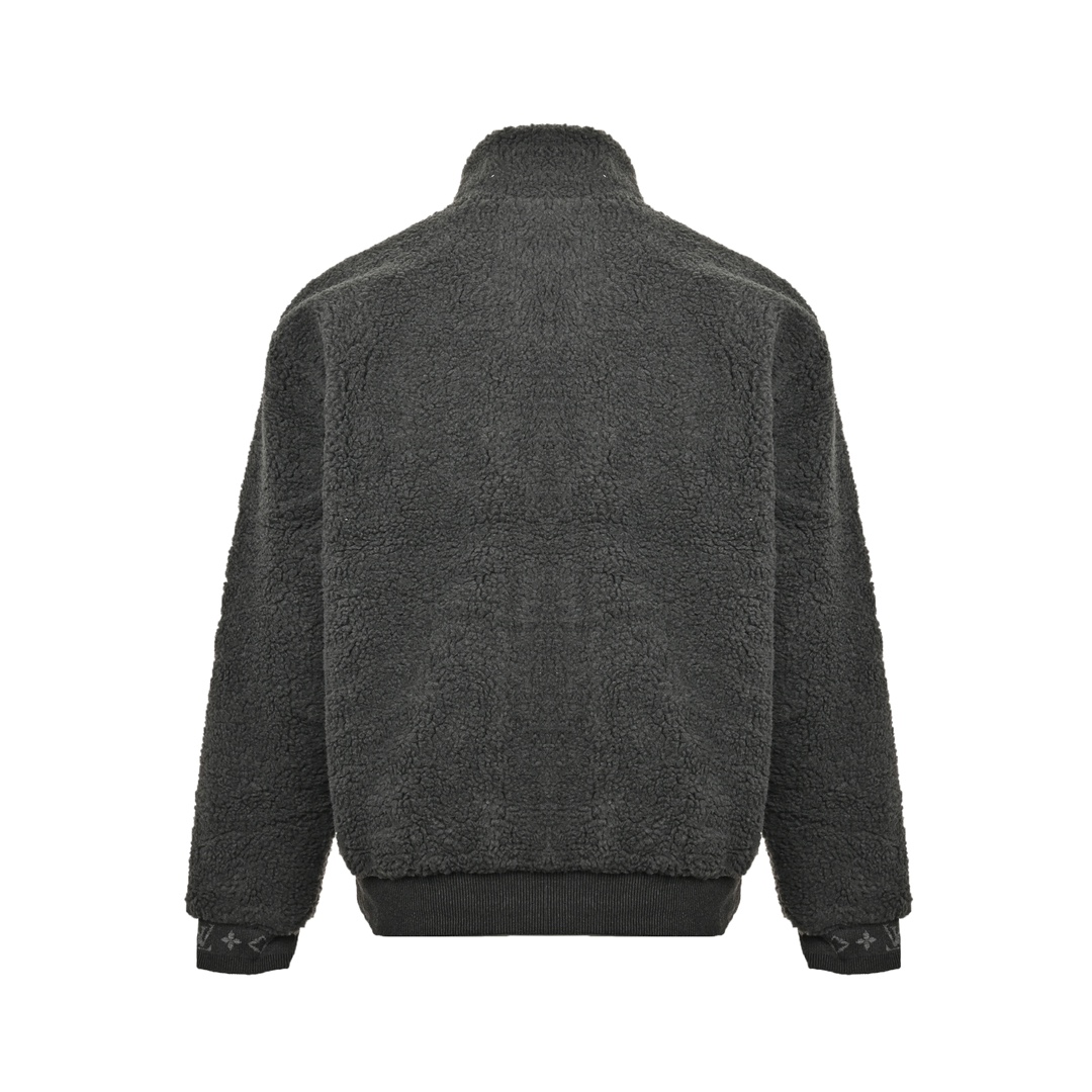 Louis Vuitton 24Fw leather brand lambskin stand collar jacket