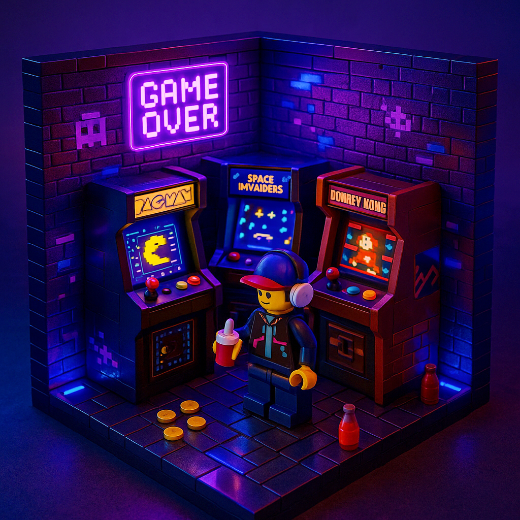 Retro Arcade Puzzle – Classic Gaming Nostalgia Edition 🎮🕹️✨