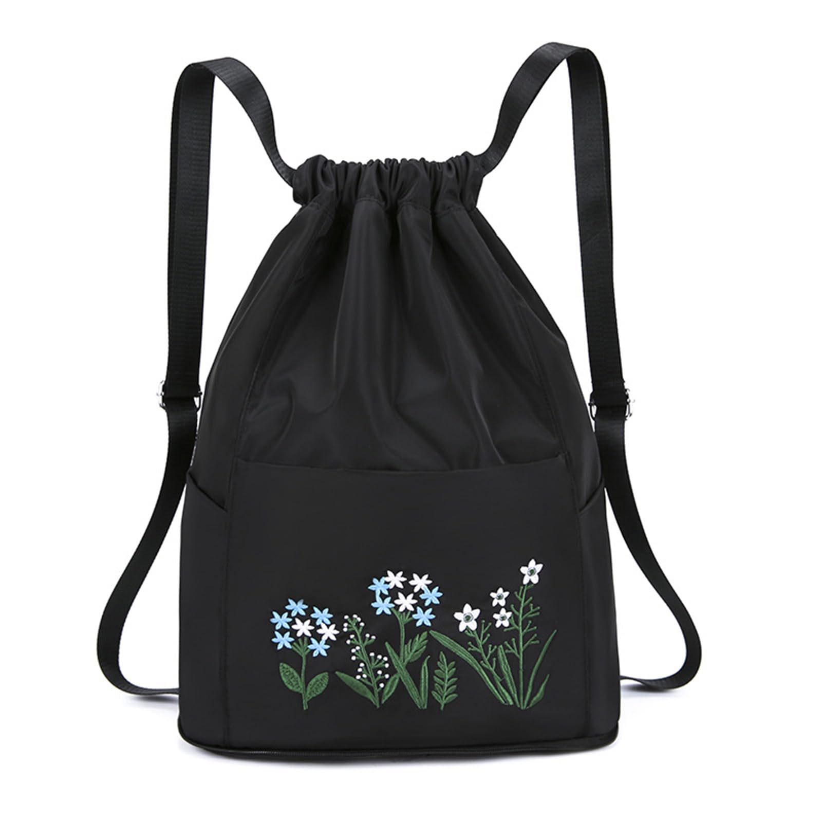 🔥Last Day-[SAVE 50% OFF]--Drawstring Foldable Embroidery Design Large Capacity Dry-wet Separation Travel Backpack-BUY 2 GET 10% OFF & FREE SHIPPING