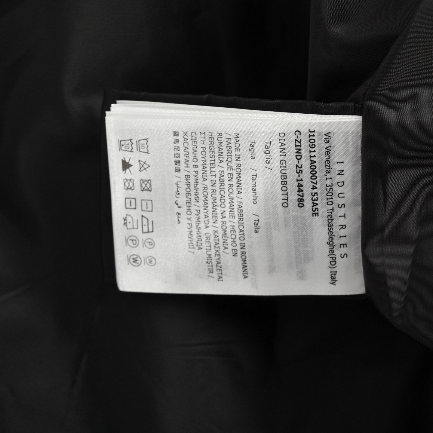 Moncler 25ss reflective print hooded jacket